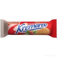 Печенье KREMAREO клубничное 100 гр.
